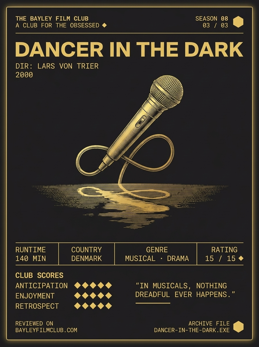 Dancer in the Dark (2000), directed by Lars von Trier — Bayley Film Club poster